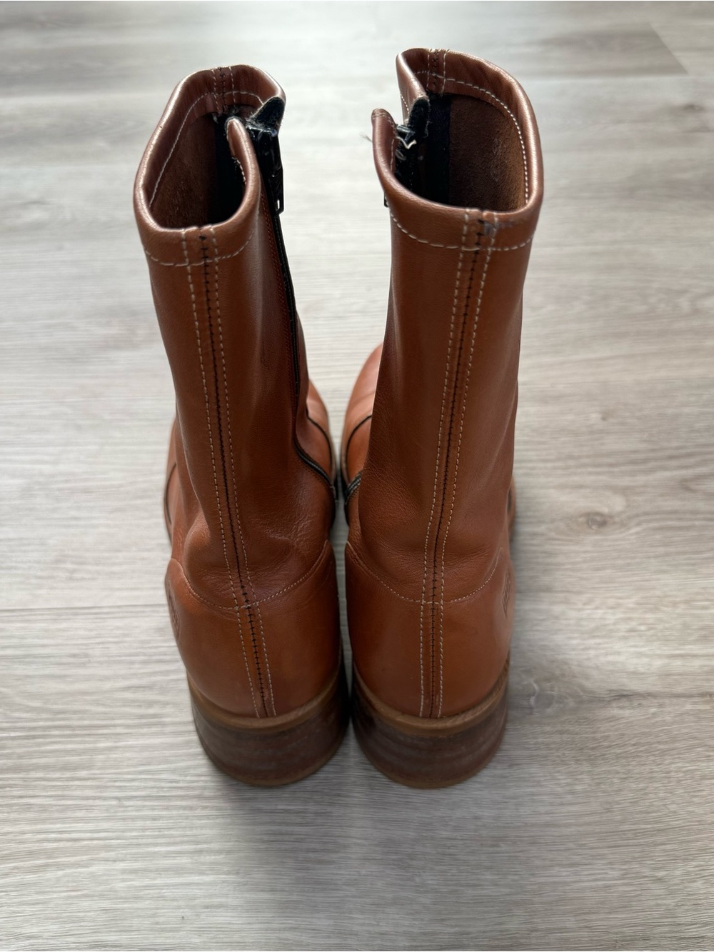 Vintage 70s Levi’s Chunky Campus Ankle Zip Boots Mens 8.5 | 9.5 Women’s USA Made - Picture 16 of 16